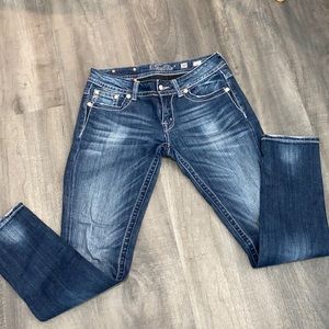 Miss Me jeans skinny gently worn